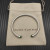 David Yurman 4mm Sterling Silver Deep Green Diamond Bangle Bracelet