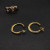 David Yurman Cable Pav&Atilde;&copy; Diamond Gold Hoop Earrings