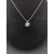 David Yurman 11mm Hexagonal Blue Crystal Pendant Necklace
