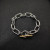 David Yurman Cable Twist Gold and Silver Rotating Clasp Bracelet, Length 21cm