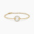 David Yurman Gold Pav&Atilde;&copy; Mother of Pearl Round Charm Bracelet