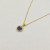David Yurman 17.8mm Gold Round Lapis Lazuli Diamond Necklace