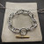 David Yurman Cable Twist Gold and Silver Rotating Clasp Bracelet, Length 21cm