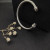 David Yurman 5mm Half-Pav&Atilde;&copy; Cable Cuff Bracelet Black Diamonds