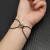 David Yurman Black Double Ring Nylon Cord Bracelet