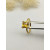 David Yurman Gold 8mm Four-Prong Yellow Diamond Ring