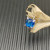 David Yurman 8mm Four-Prong Blue Diamond Ring
