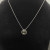 David Yurman 7mm Cable Twist Square Green Diamond Pendant Necklace, 1.5mm Chain, Length 45cm + 5cm