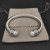 David Yurman 7mm Pearl-Set Cable Cuff Bracelet