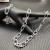 David Yurman Silver Madison Chain Diamond Accent Necklace 50cm