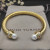 David Yurman 7mm Gold-Set Stone Pearl Cuff Bracelet