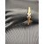 David Yurman Gold 7mm Diamond Single X Cuff Bracelet