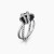 David Yurman 11mm Hexagon Black Pav&Atilde;&copy; Diamond Ring