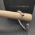 David Yurman 6mm Sterling Silver Black Diamond Cable Cuff Bracelet
