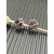 David Yurman Hexagonal Purple Diamond Stud Earrings