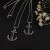 David Yurman Maritime Anchor Blue Diamond Necklace