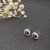 David Yurman 7mm Square Red Diamond Stud Earrings