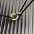David Yurman Black Double Ring Nylon Cord Bracelet