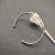 David Yurman Gold and Silver 3mm Gold Wire Cuff Bracelet, Fits Wrist Size 15cm - 18cm