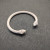 David Yurman 5mm White Colorful Enamel Cuff Bracelet, Fits Wrist Size 16cm - 20cm