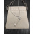 David Yurman Silver-Tone Double Heart Diamond Necklace