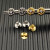 David Yurman Gold 8mm Petite Infinity Stud Earrings