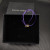 David Yurman Purple Double Ring Nylon Cord Bracelet