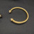 David Yurman 5mm Gold-Tone Half-Pav&Atilde;&copy; Cable Cuff Bracelet