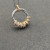 David Yurman Gold and Silver Rotating Hook Diamond Pendant Necklace, 1.5mm Chain, Length 45cm + 5cm