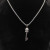 David Yurman Cable Chain Key Pendant Necklace with Sculpted End Cap