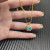 David Yurman Gold Square Blue Diamond Pendant Necklace, 1.5mm Chain, Length 45cm + 5cm