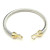 David Yurman 5mm Gold-Tone Hook-End Cuff Bracelet