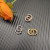 David Yurman Gold 11mm Cable Mini Hoop Earrings
