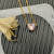 David Yurman 8mm Morganite Heart Diamond Pendant Necklace