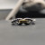 David Yurman Gold and Silver Horizontal Cable Twist Ring