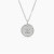 David Yurman Gold Diamond Initial Z Disc Pendant Necklace