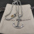 David Yurman Maritime Anchor Black Diamond Necklace