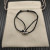 David Yurman Black Double Ring Sterling Silver Nylon Cord Bracelet