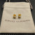 David Yurman Gold 8mm Petite Infinity Stud Earrings