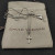 David Yurman Petite X Cross Diamond Necklace, 1.5mm Chain, 45+5cm Adjustable Length