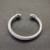David Yurman 7mm Silver Colorful Enamel Cuff Bracelet, Fits Wrist Size 16cm - 20cm
