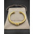David Yurman Gold 7mm Diamond Single X Cuff Bracelet