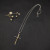 David Yurman Silver and Gold Cross Pendant Necklace with Cable Bar Details
