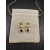 David Yurman Gold Purple Pav&Atilde;&copy; Square Cable Drop Earrings