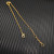 David Yurman 8mm Gold Double Ring Cable Bracelet