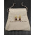 David Yurman Gold Red Pav&Atilde;&copy; Square Cable Drop Earrings