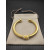 David Yurman Gold 7mm Diamond Single X Cuff Bracelet