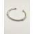David Yurman 4mm Silver Double X Bracelet