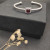 David Yurman 4mm Square Pav&Atilde;&copy; Cable Bracelet with Red Diamonds