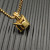 David Yurman Gold 11mm Four-Prong Yellow Diamond Necklace